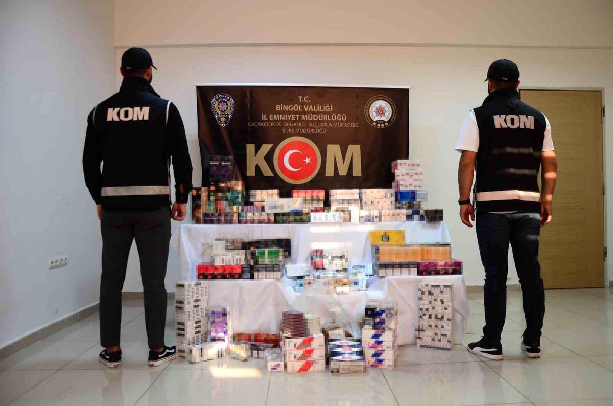 Bingöl\'de Kaçak Ürün Operasyonu