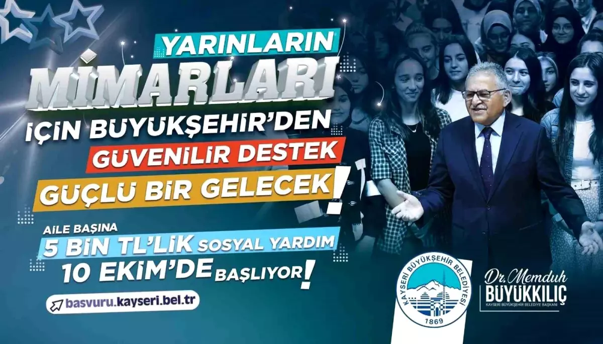 Büyükşehir\'in 5 bin TL\'lik sosyal yardım başvuruları başlıyor