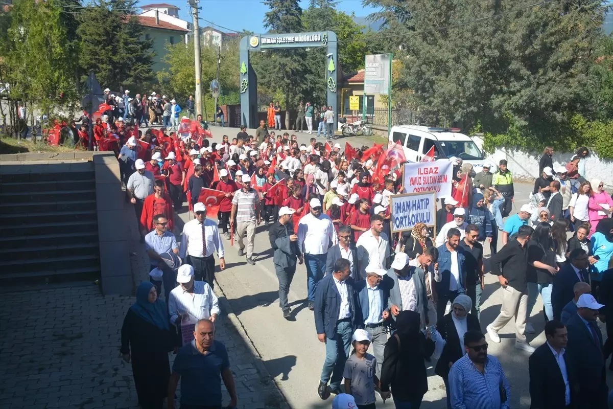 Çankırı\'da 15. İstiklal Yolu Yürüyüşü Törenle Başladı