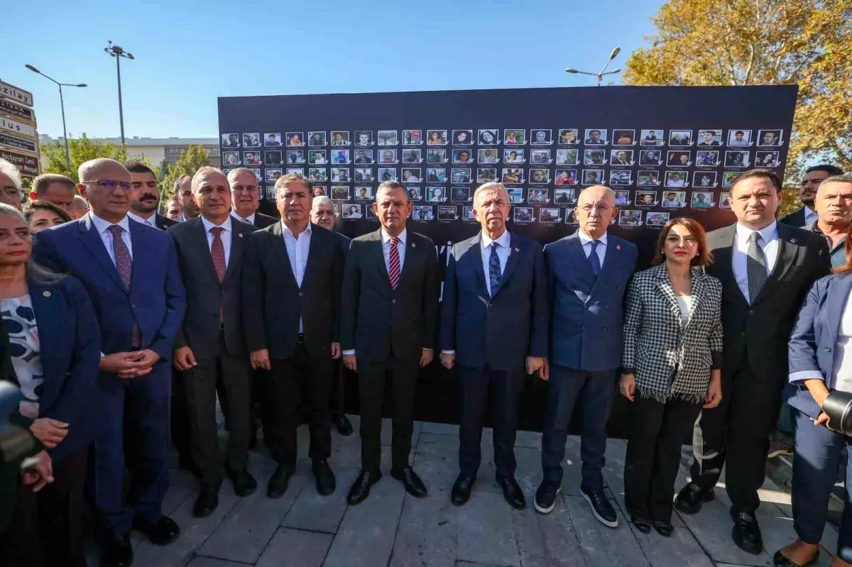 CHP Genel Başkanı Özgür Özel, 10 Ekim Anıtı\'nın Açılışına Katıldı