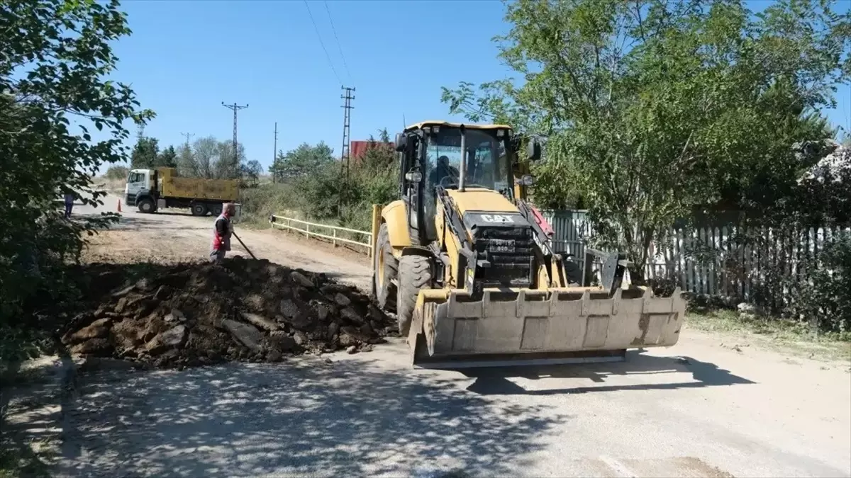 Kırklareli\'nde Yol Çalışmaları Devam Ediyor