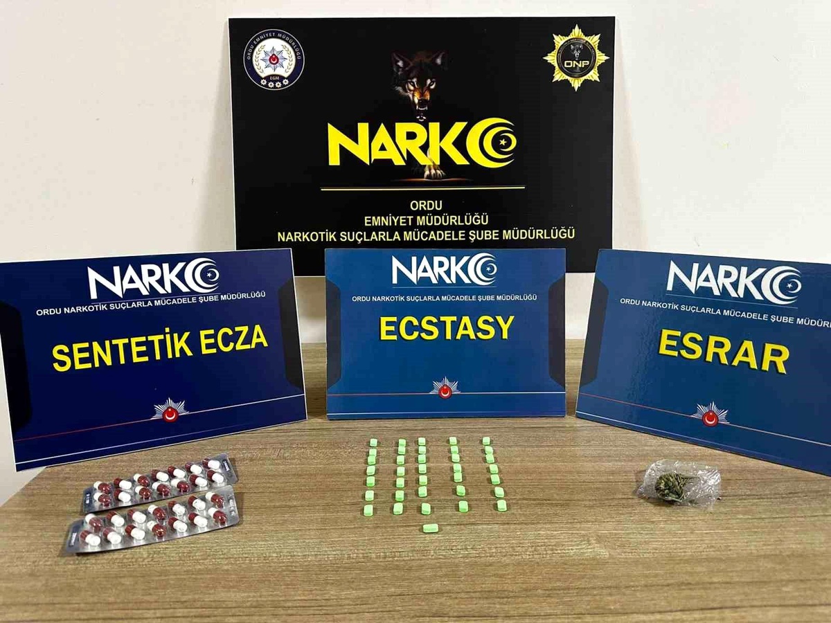 Ordu\'da Uyuşturucu Operasyonu: 5 Tutuklama