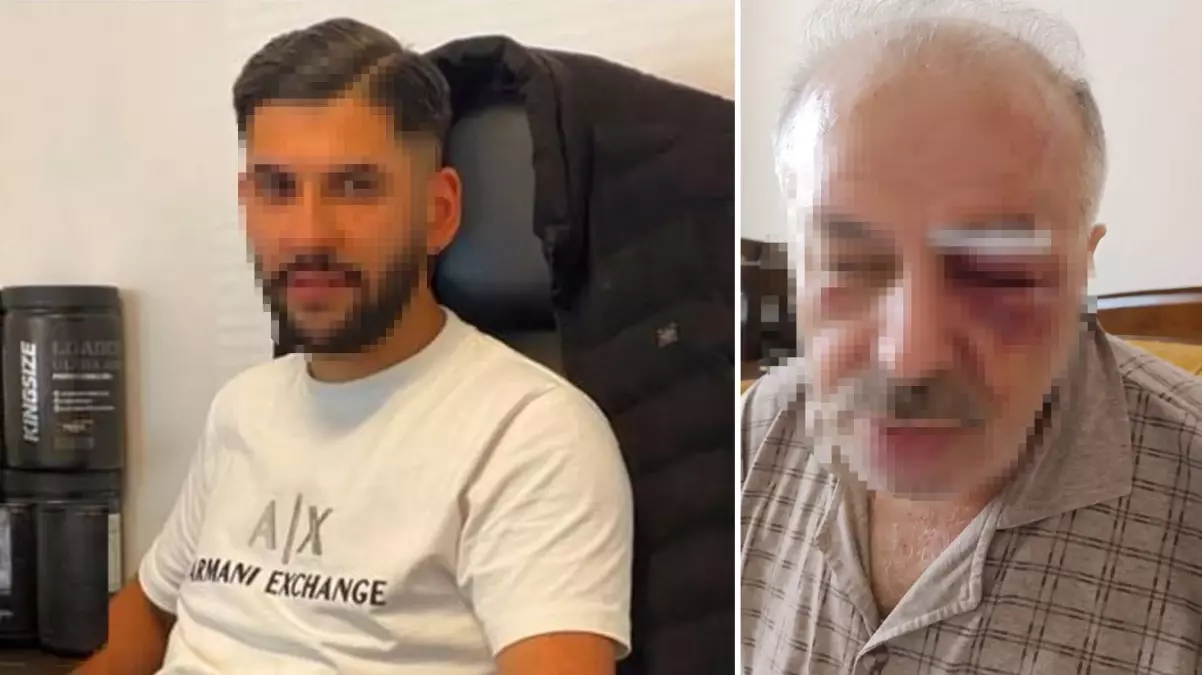 \'\'Baba yarımsın\'\' diyerek sokağa çağırdığı şahsı tekme tokat dövdü