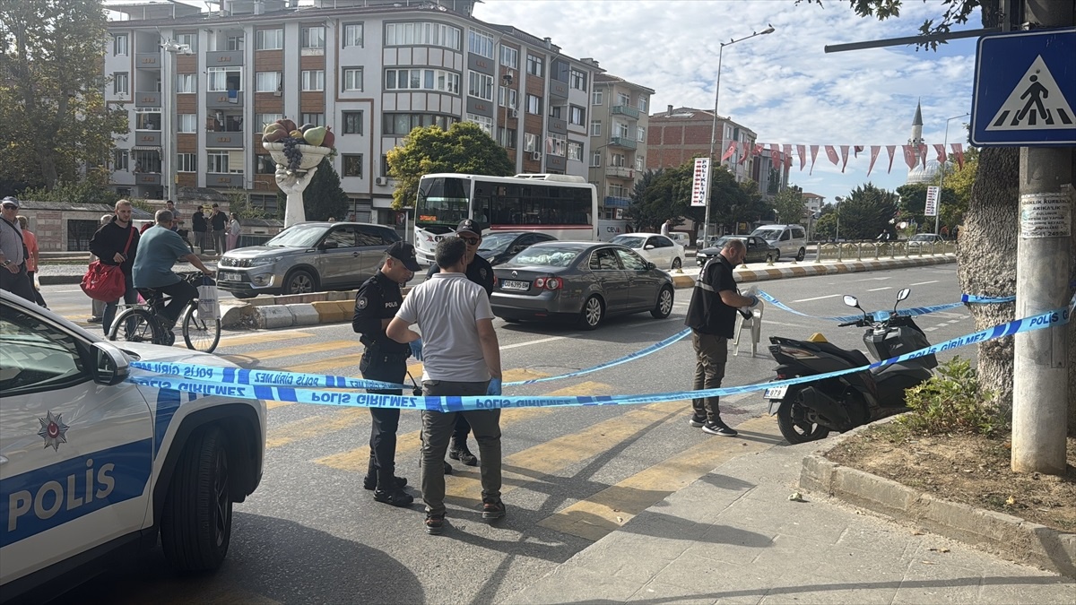 Edirne\'de Motosiklet Sürücüsü Silahla Yaralandı