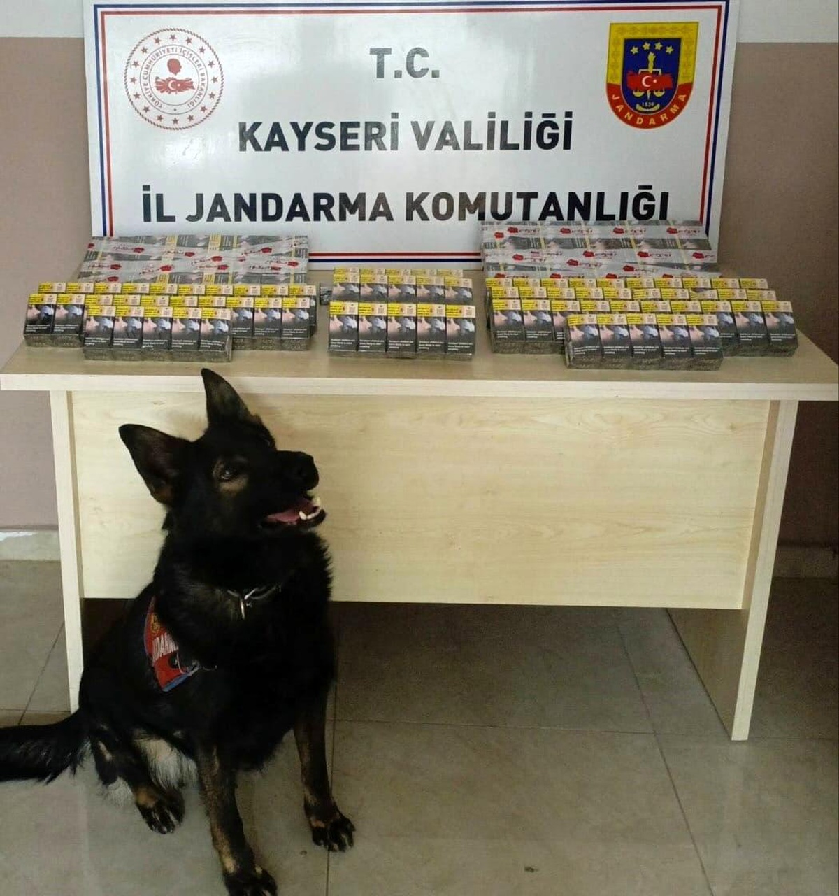 Kayseri\'de 300 Paket Kaçak Sigara Ele Geçirildi