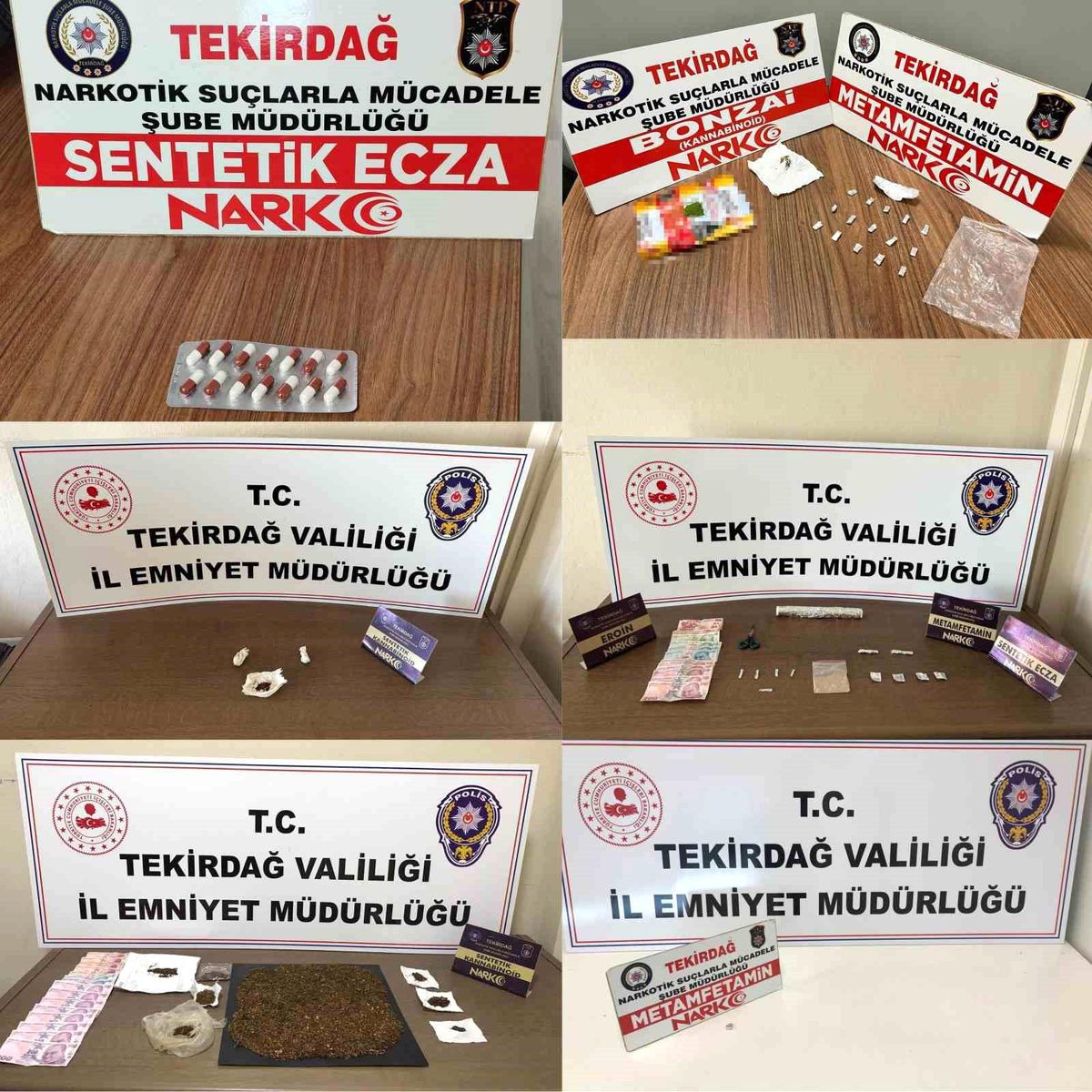 Tekirdağ\'da Uyuşturucu Operasyonu: 11 Gözaltı