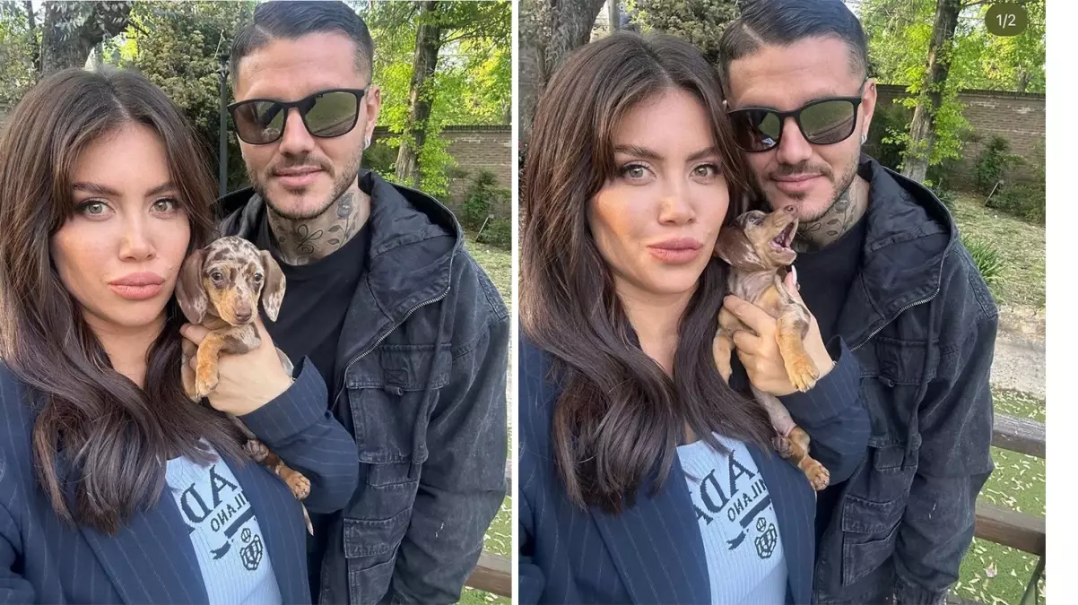 Ayrılığın eşiğinden dönen Wanda Nara ve Icardi\'den aile pozu