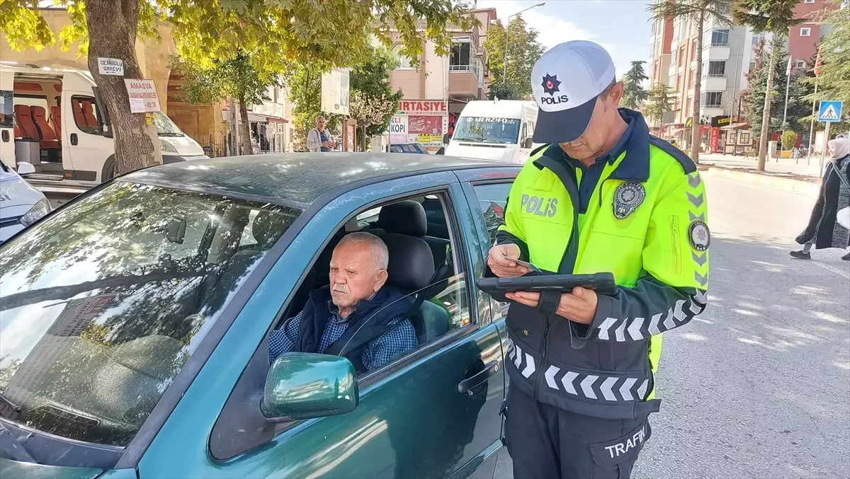 Gümüşhacıköy\'de Trafik Denetimleri