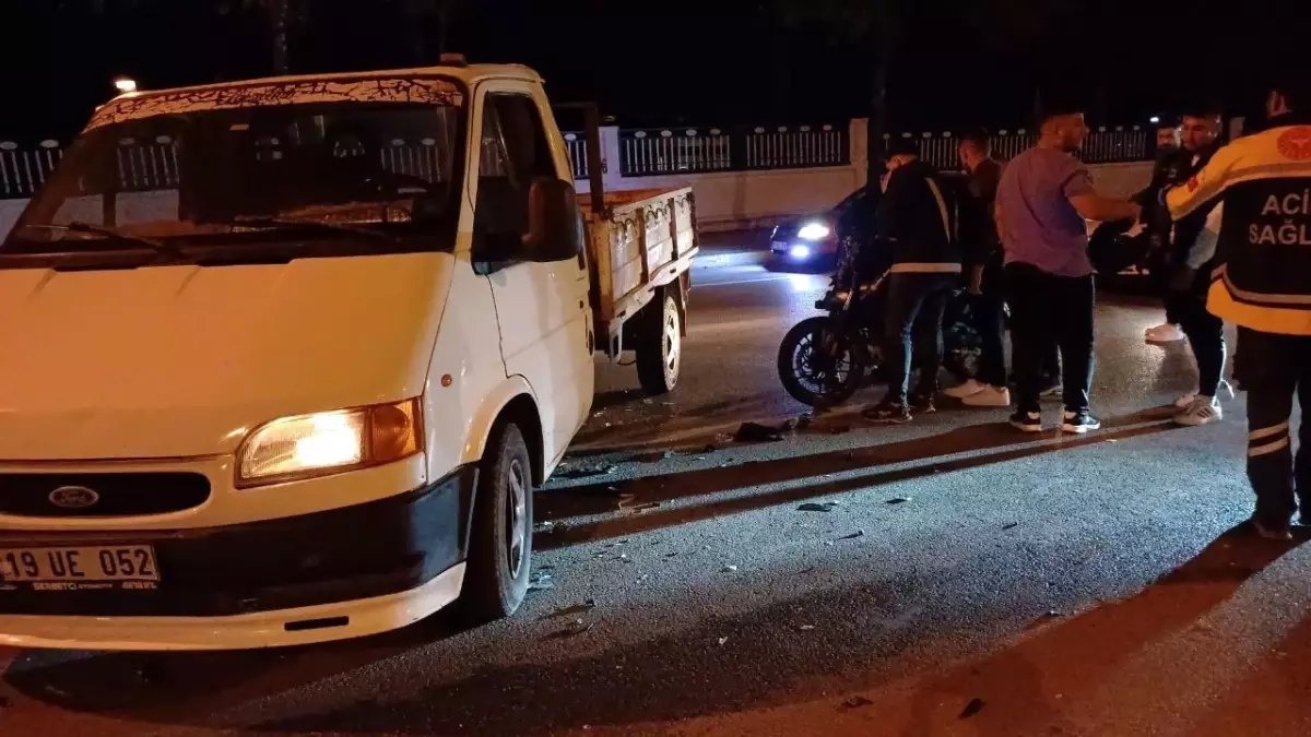 Çorum\'da Trafik Kazası: 1 Yaralı