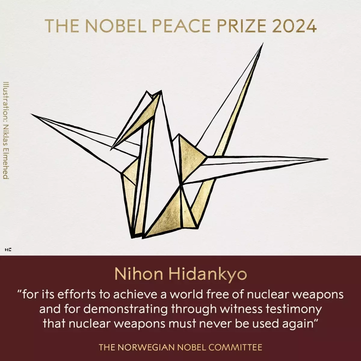 2024 Nobel Barış Ödülü Nihon Hidankyo\'ya