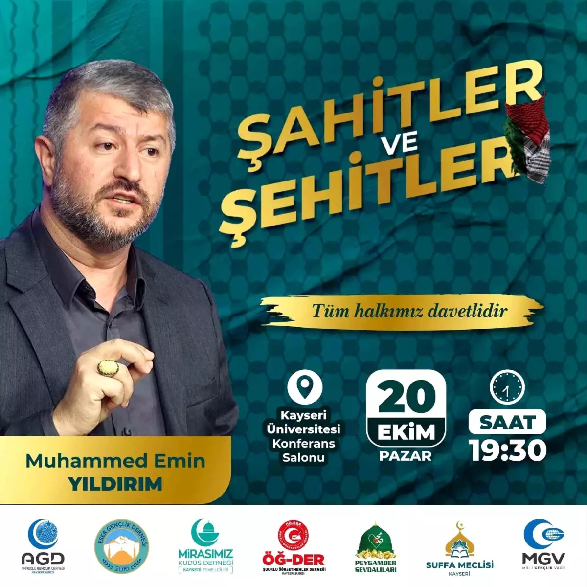 \'Şahitler ve Şehitler\' Konferansı Kayseri\'de gerçekleşecek