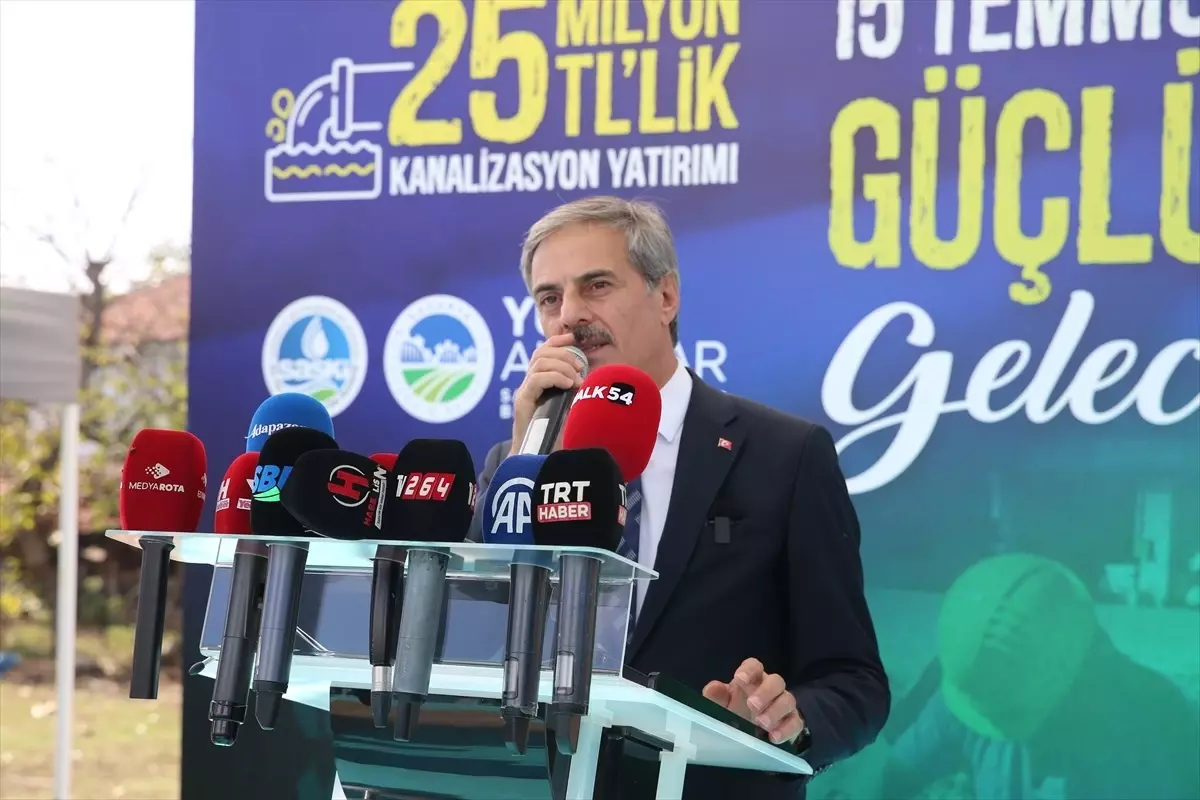 Sakarya\'ya 25 Milyon Liralık Atık Su Projesi