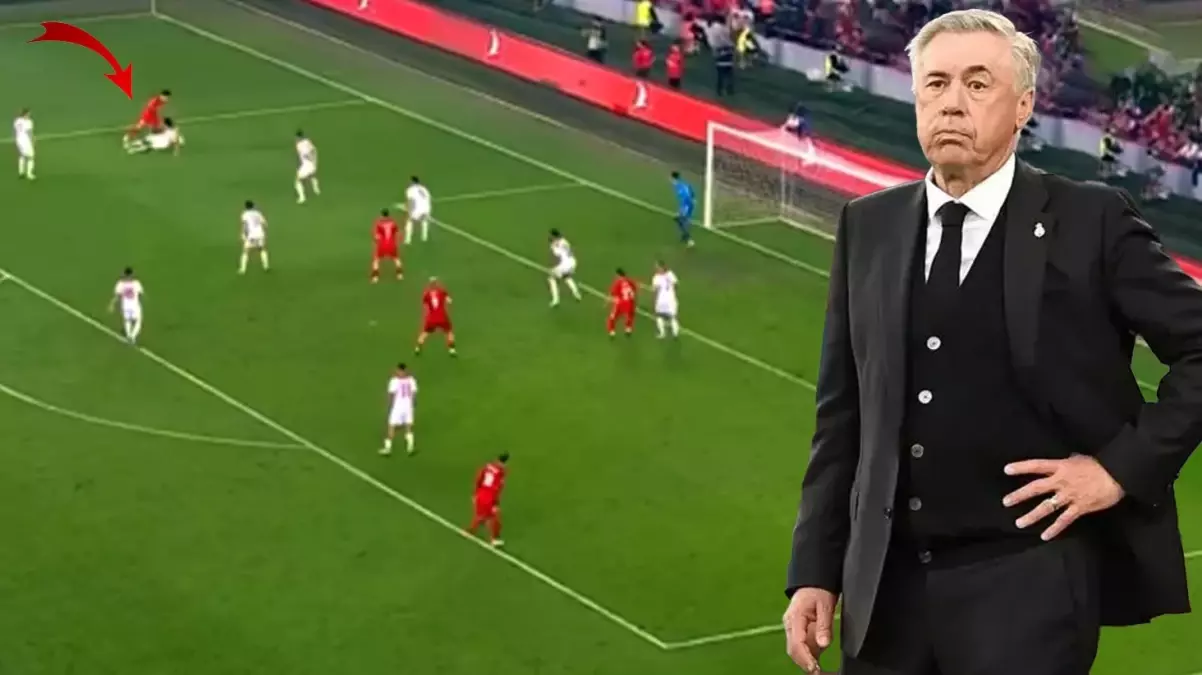 Arda Güler\'in Karadağ maçındaki çalımı Ancelotti\'nin başını yaktı