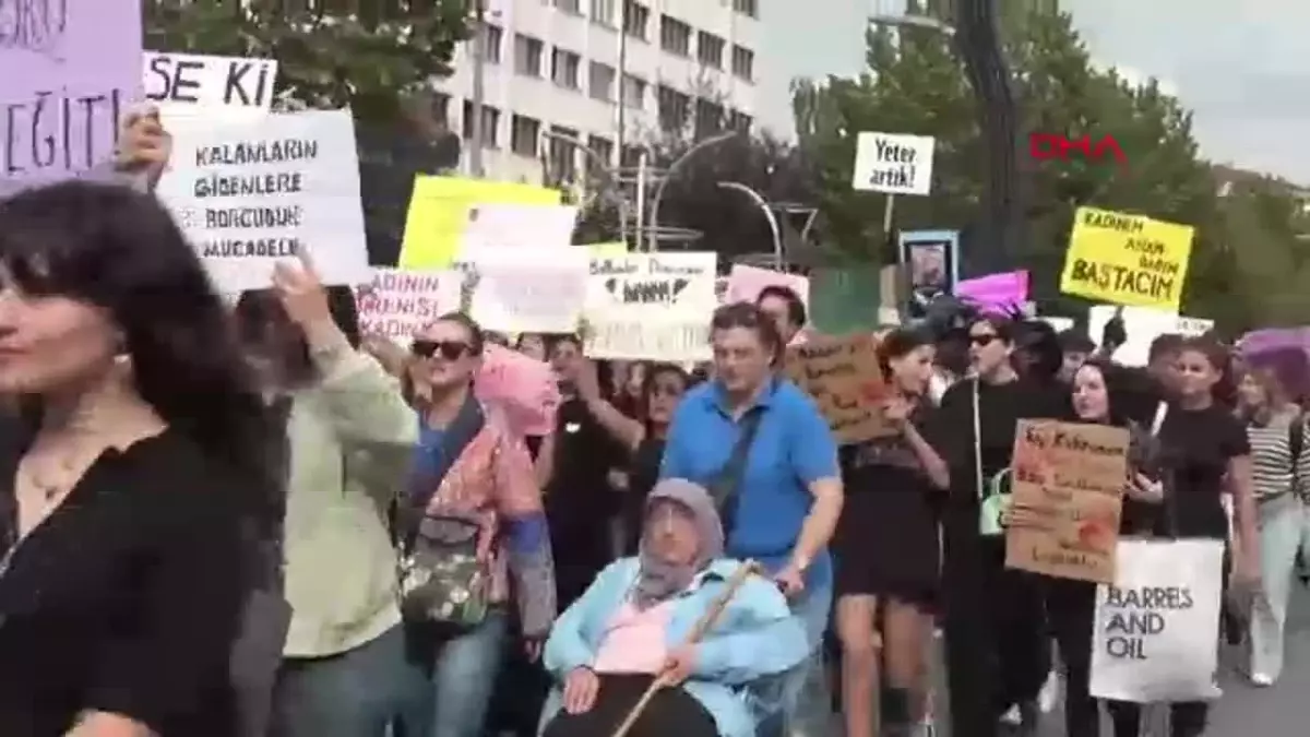 Bolu\'da Kadına Yönelik Şiddet Protestosu