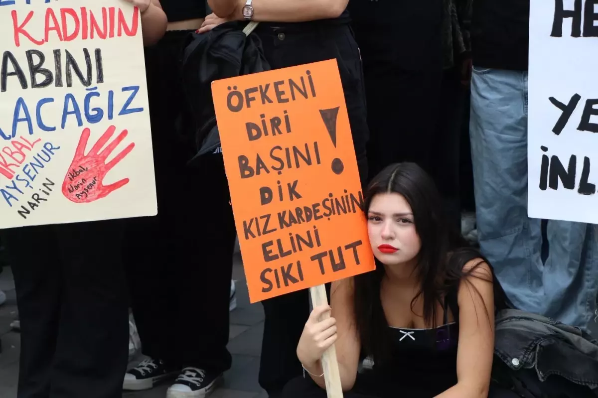 Bolu\'da Kadına Yönelik Şiddet Protestosu