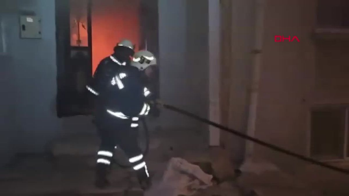 Edirne\'de Müstakil Evde Yangın