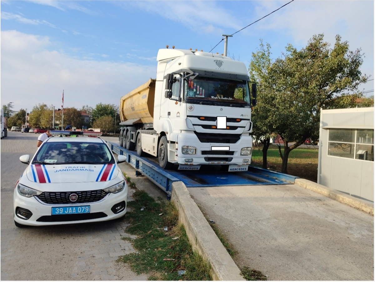 Kırklareli\'nde Ağır Yük Denetimi