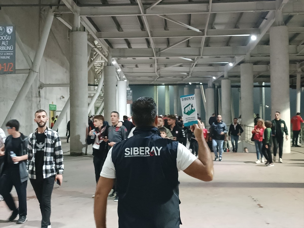 Türkiye-Karadağ Maçında Siberay Farkındalığı