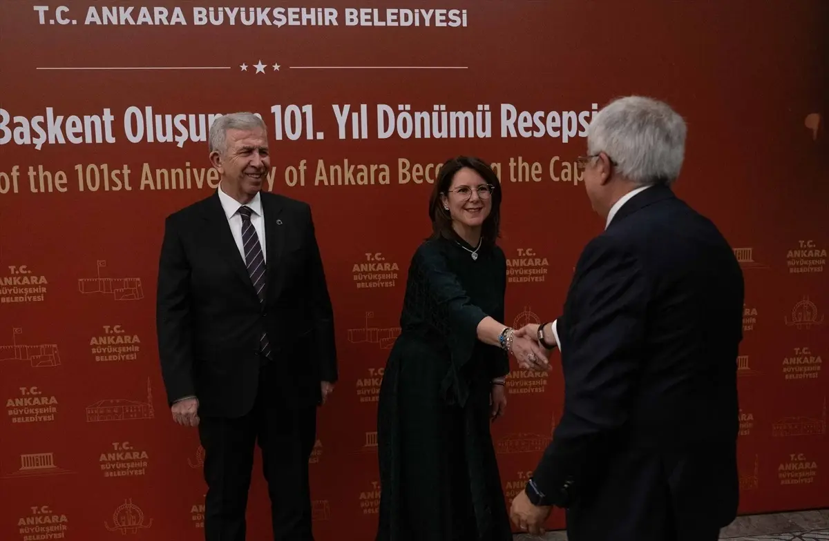 Ankara\'nın başkent oluşunun 101. yılı dolayısıyla resepsiyon verildi