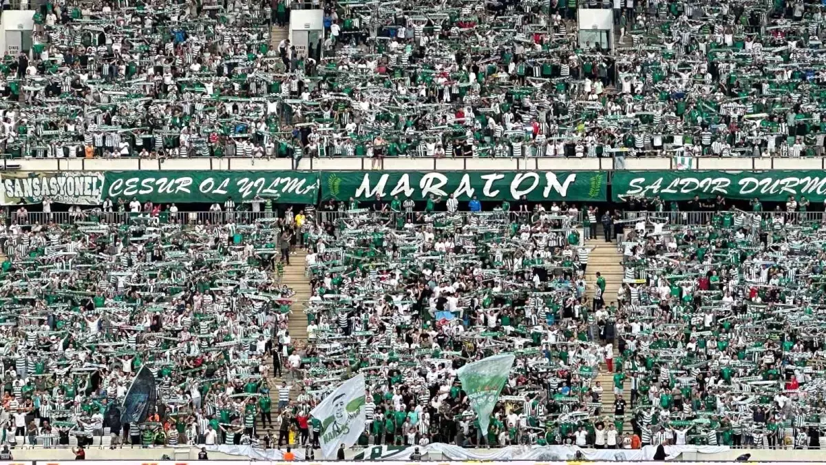 Bursaspor-Kahramanmaraşspor Maçında Rekor Taraftar!