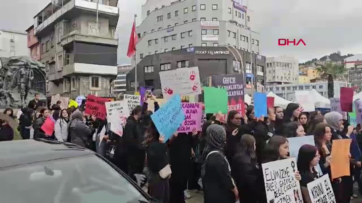 Zonguldak\'ta Kadın Cinayetlerine Karşı Yürüyüş