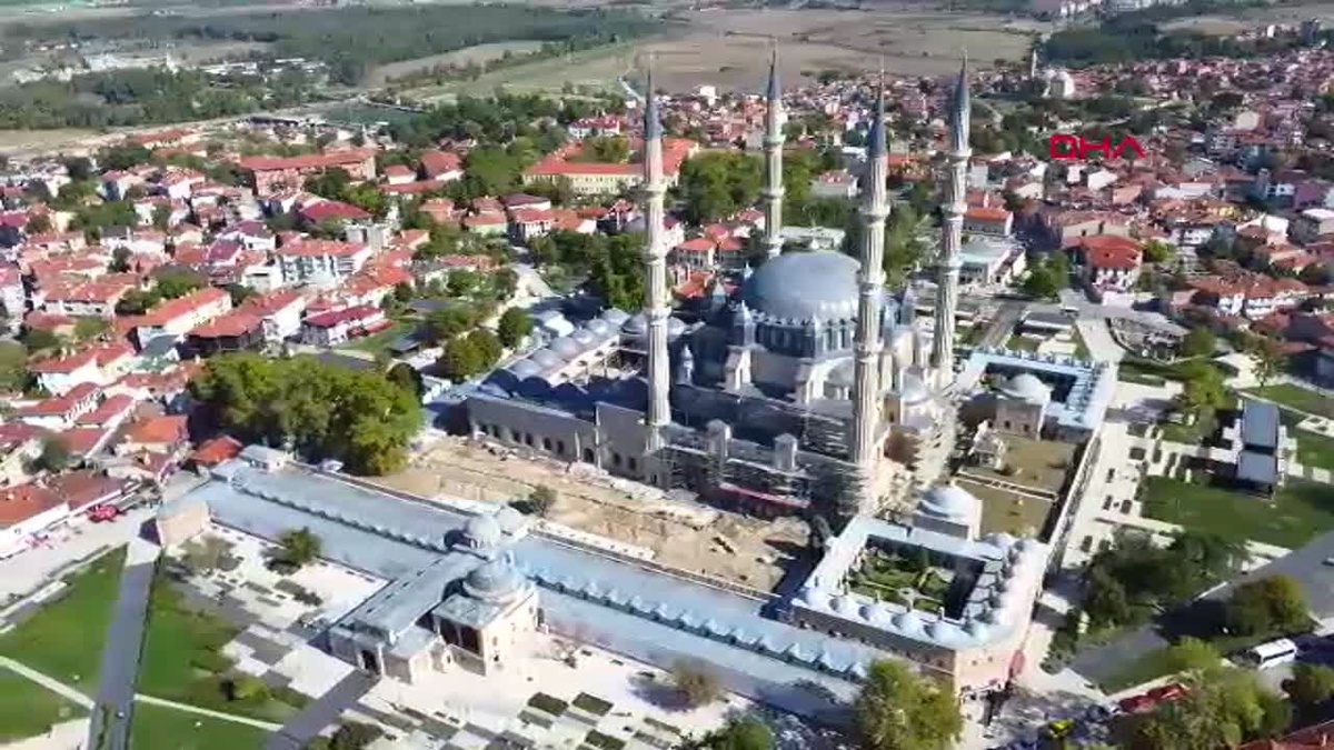 Selimiye Camisi\'nde Restorasyon İlerliyor