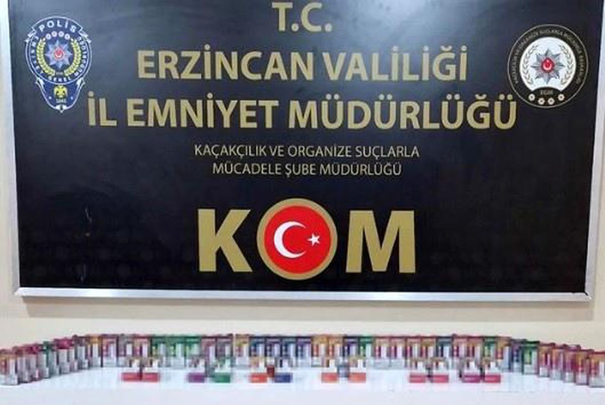 Erzincan\'da 60 Kaçak Elektronik Sigara Ele Geçirildi