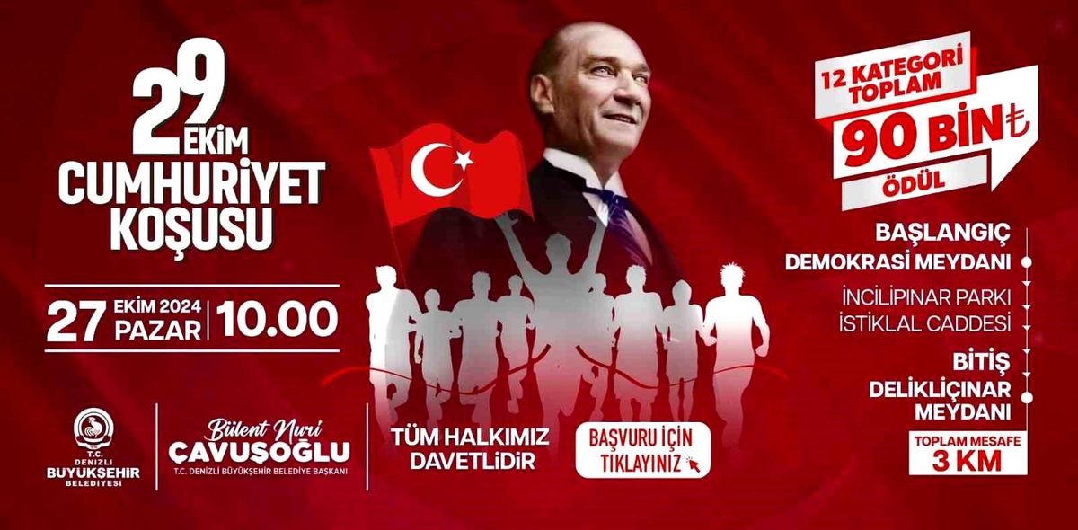 Cumhuriyet Koşusu 27 Ekim\'de Başlıyor