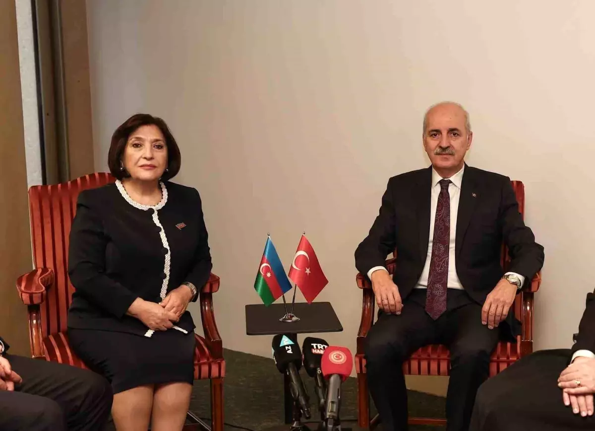 Kurtulmuş ve Gafarova Görüştü