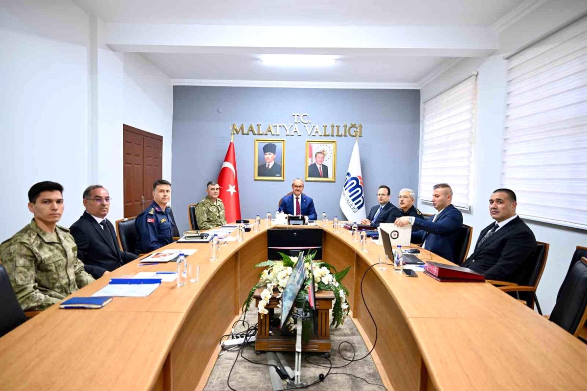 Malatya\'da Asayiş Koordinasyon Toplantısı