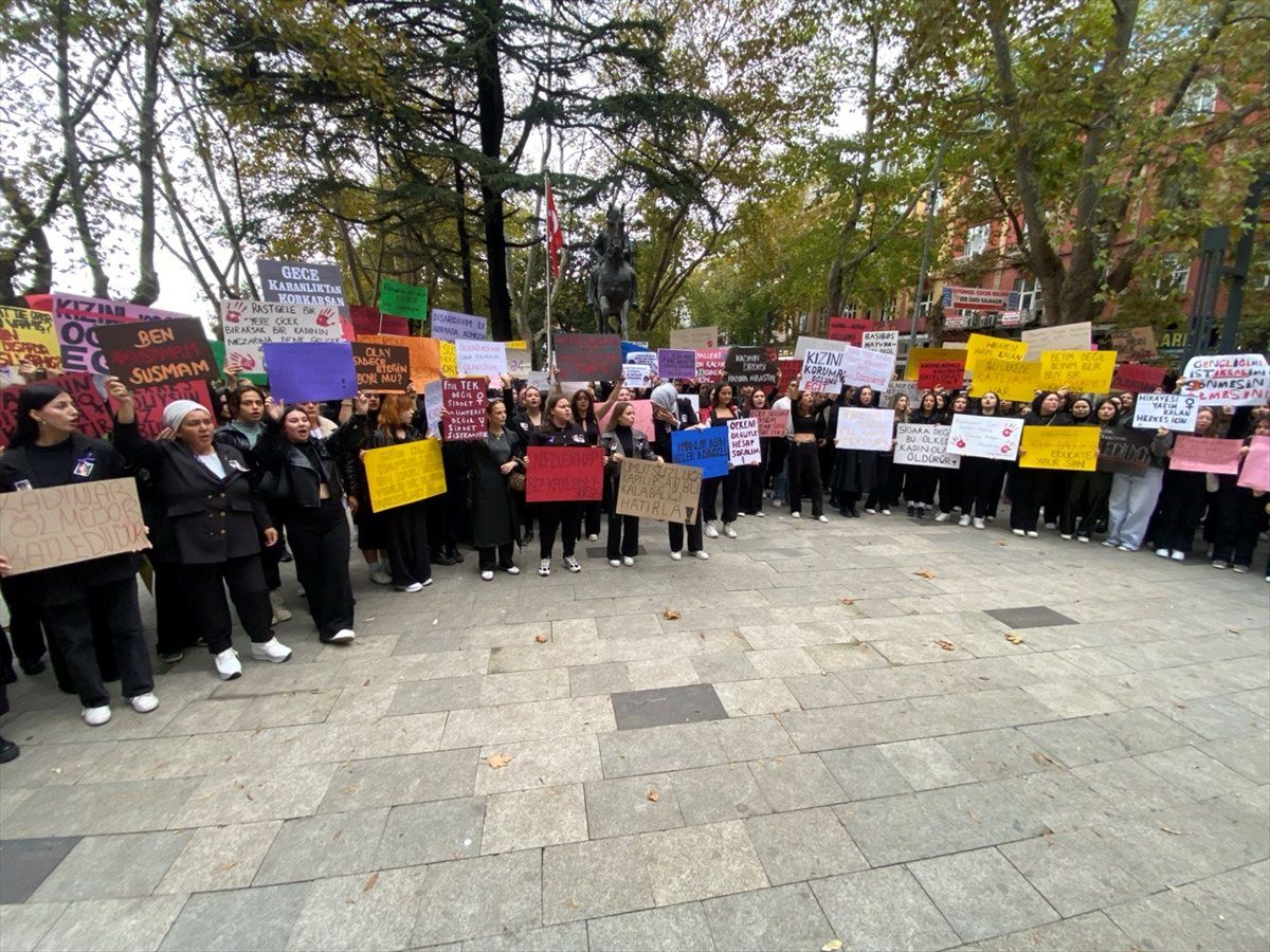 Zonguldak\'ta Kadına Şiddete Protesto