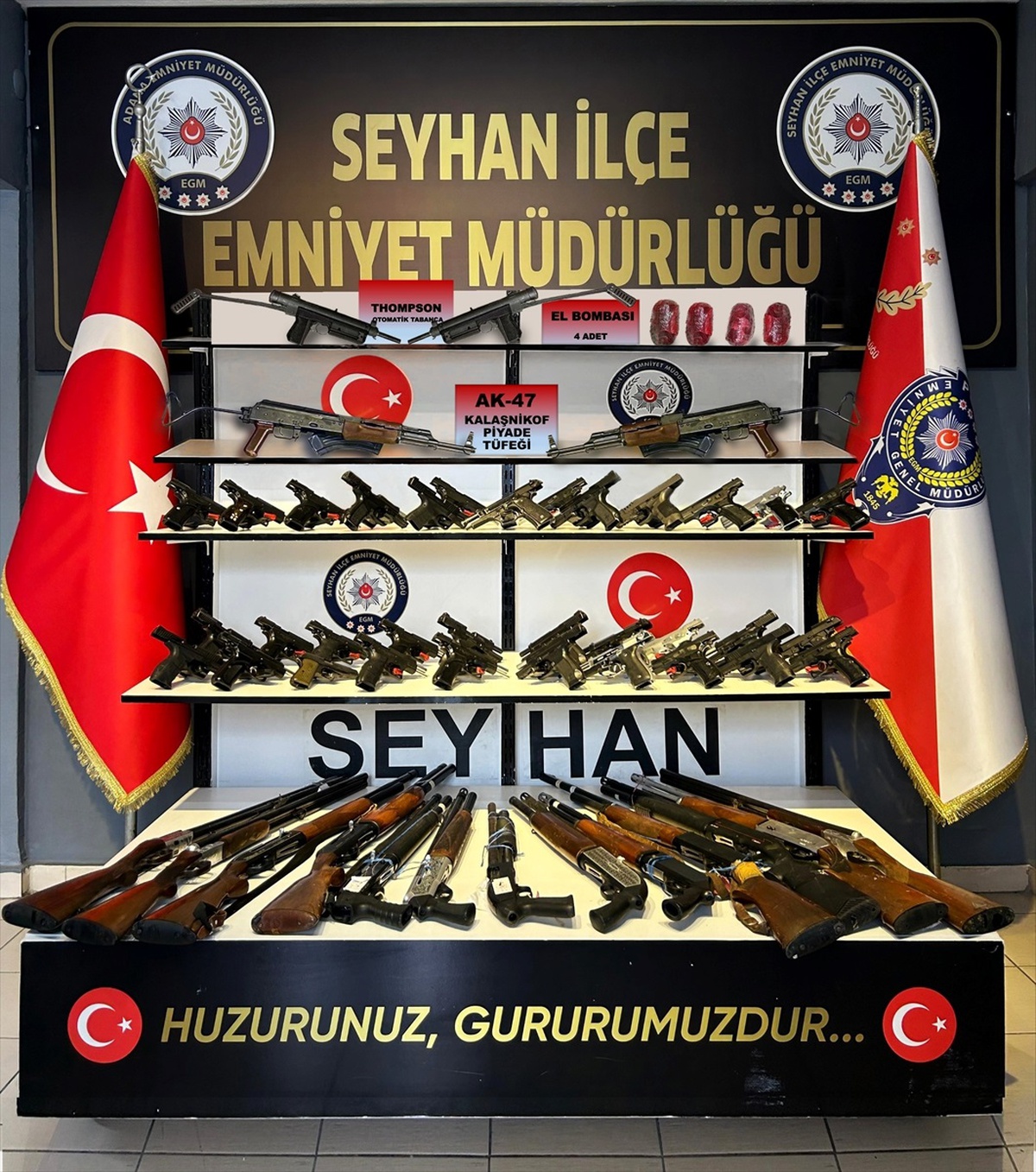 Adana\'da Silah ve Uyuşturucu Operasyonu