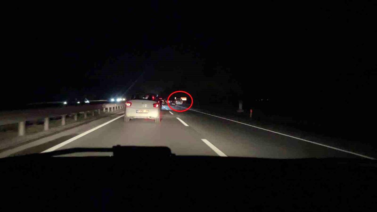 Trafikte Paniğe Neden Olan Sürücü