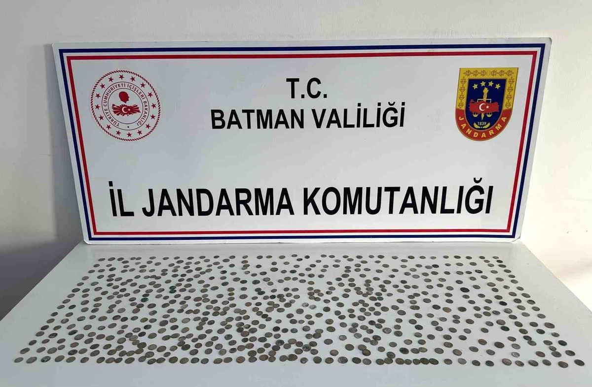 Batman\'da Tarihi Sikke Operasyonu