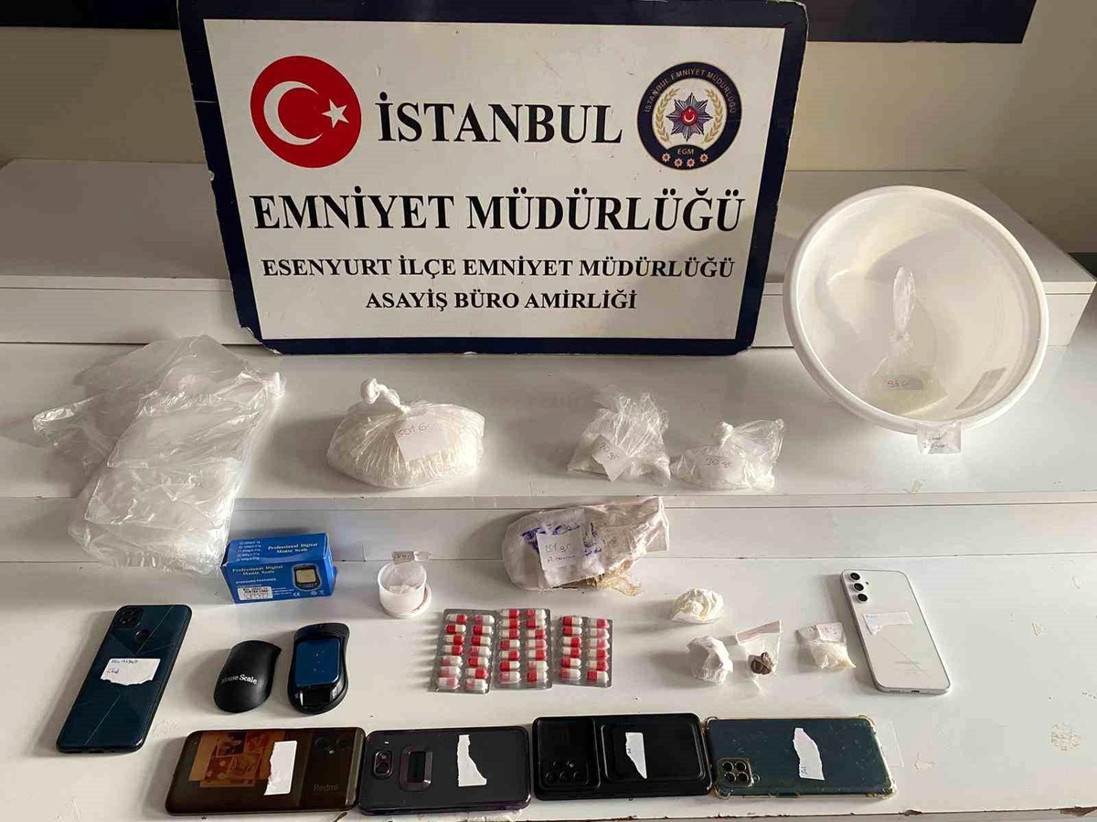 Esenyurt\'ta Uyuşturucu Operasyonu: 3 Tutuklama
