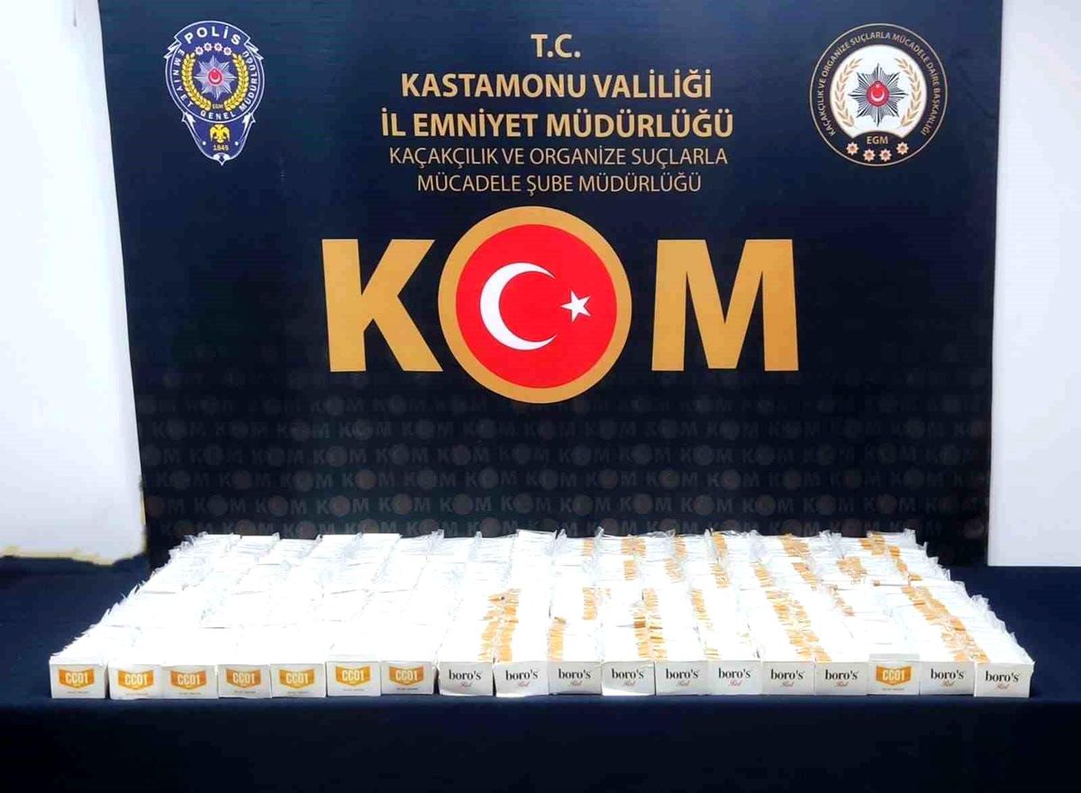 Kastamonu\'da 14 Bin 400 Doldurulmuş Makaron Ele Geçirildi
