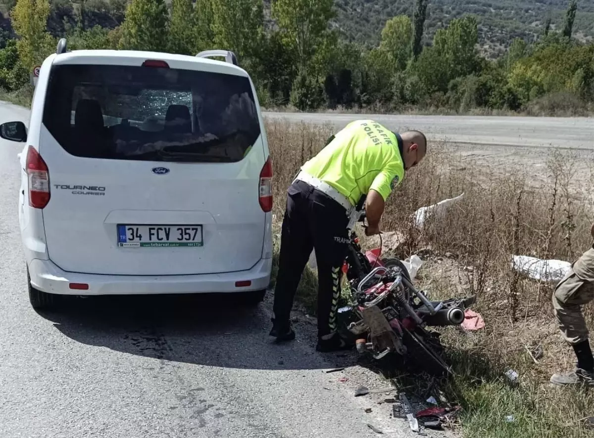 Domaniç\'te Motosiklet Kazasında Hayatını Kaybetti