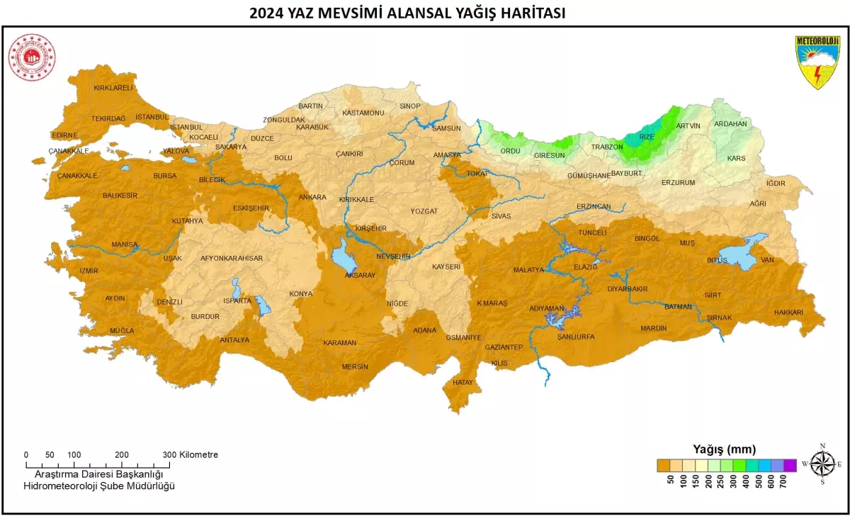 Yaz Yağışları Azaldı, Eylül\'de Artış Yaşandı