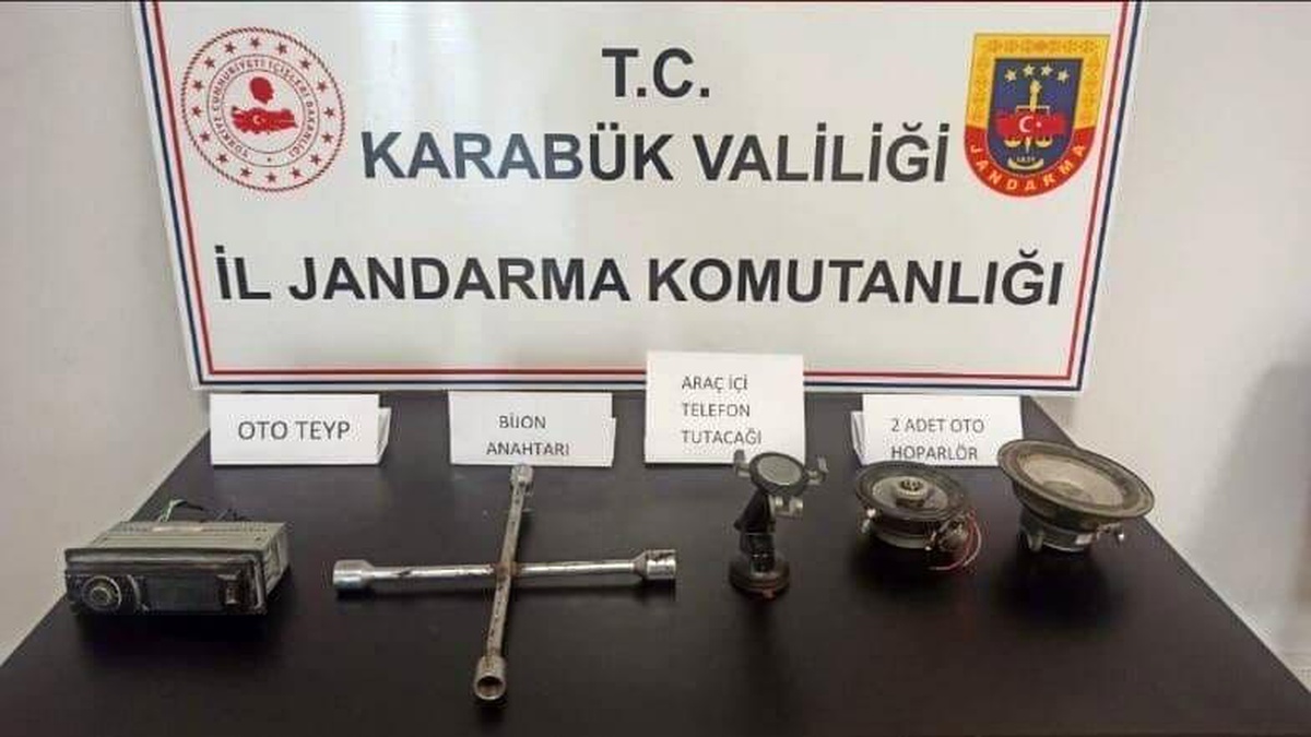 Karabük\'te Oto Hırsızlığı Şüphelisi Yakalandı