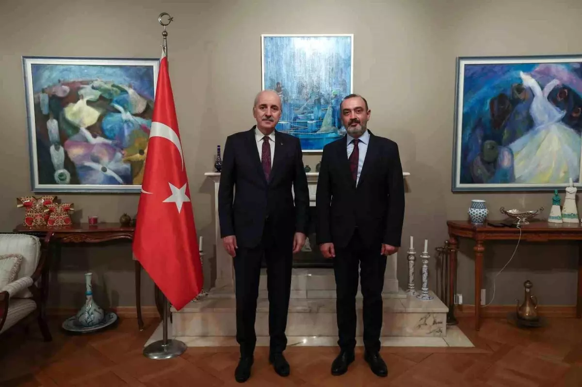 Kurtulmuş, Cenevre\'de Acarsoy ile Görüştü