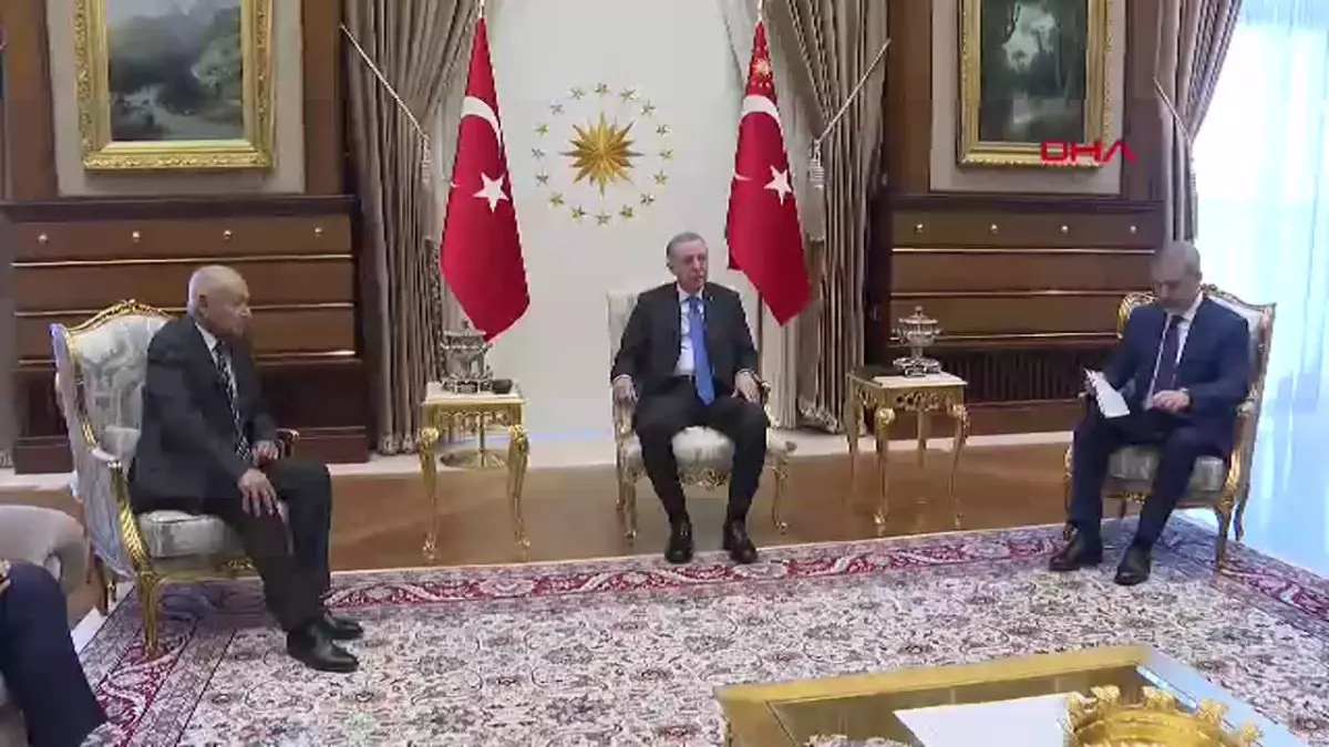 ANKARA Cumhurbaşkanı Erdoğan, Arap Birliği Genel Sekreteri Ahmed Ebu Gayt\'ı Cumhurbaşkanlığı Külliyesinde kabul etti