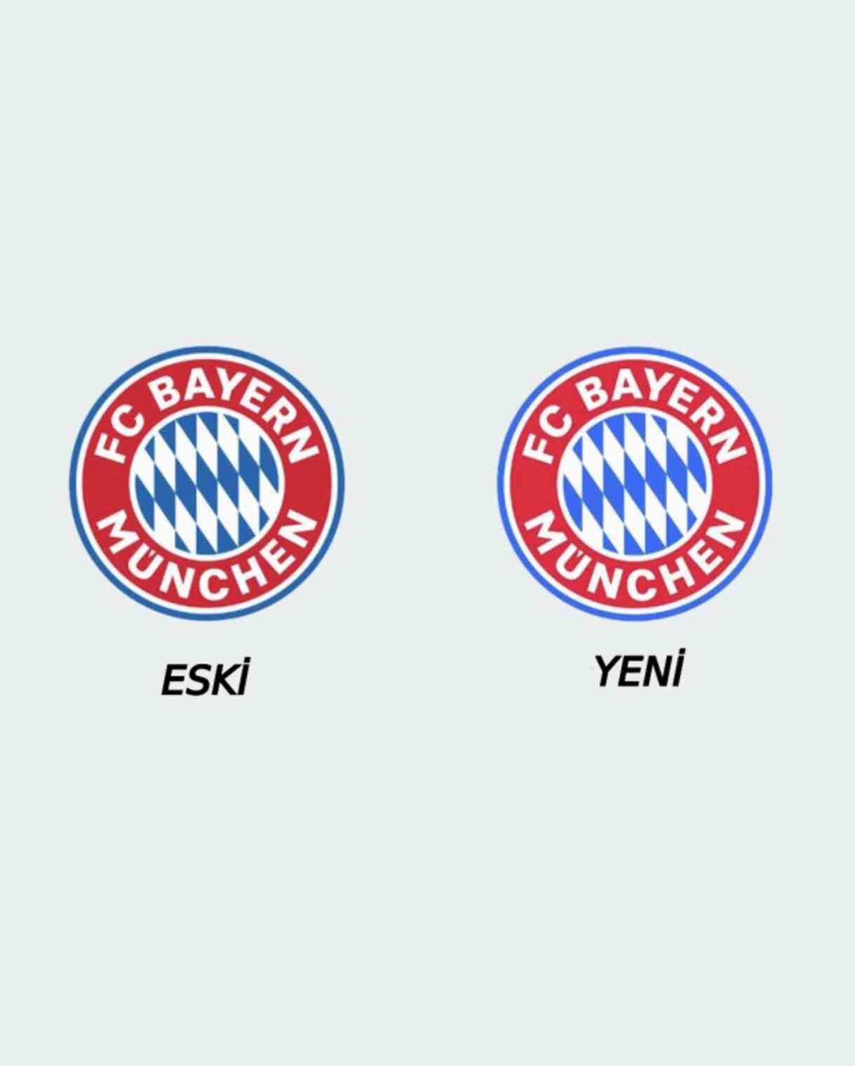 Bayern Münih logosundaki değişiklik herkesi şaşırttı