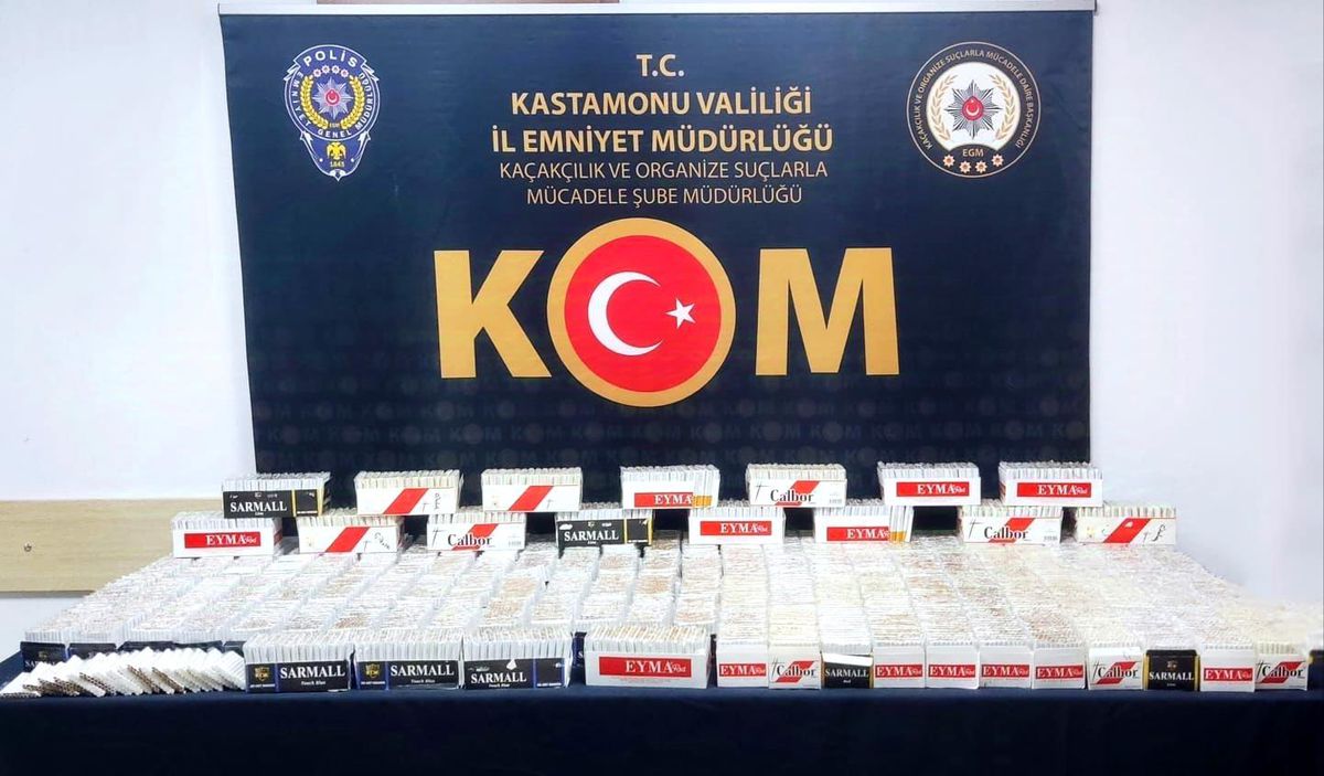 Kastamonu\'da Doldurulmuş 33 Bin Makaron Ele Geçirildi