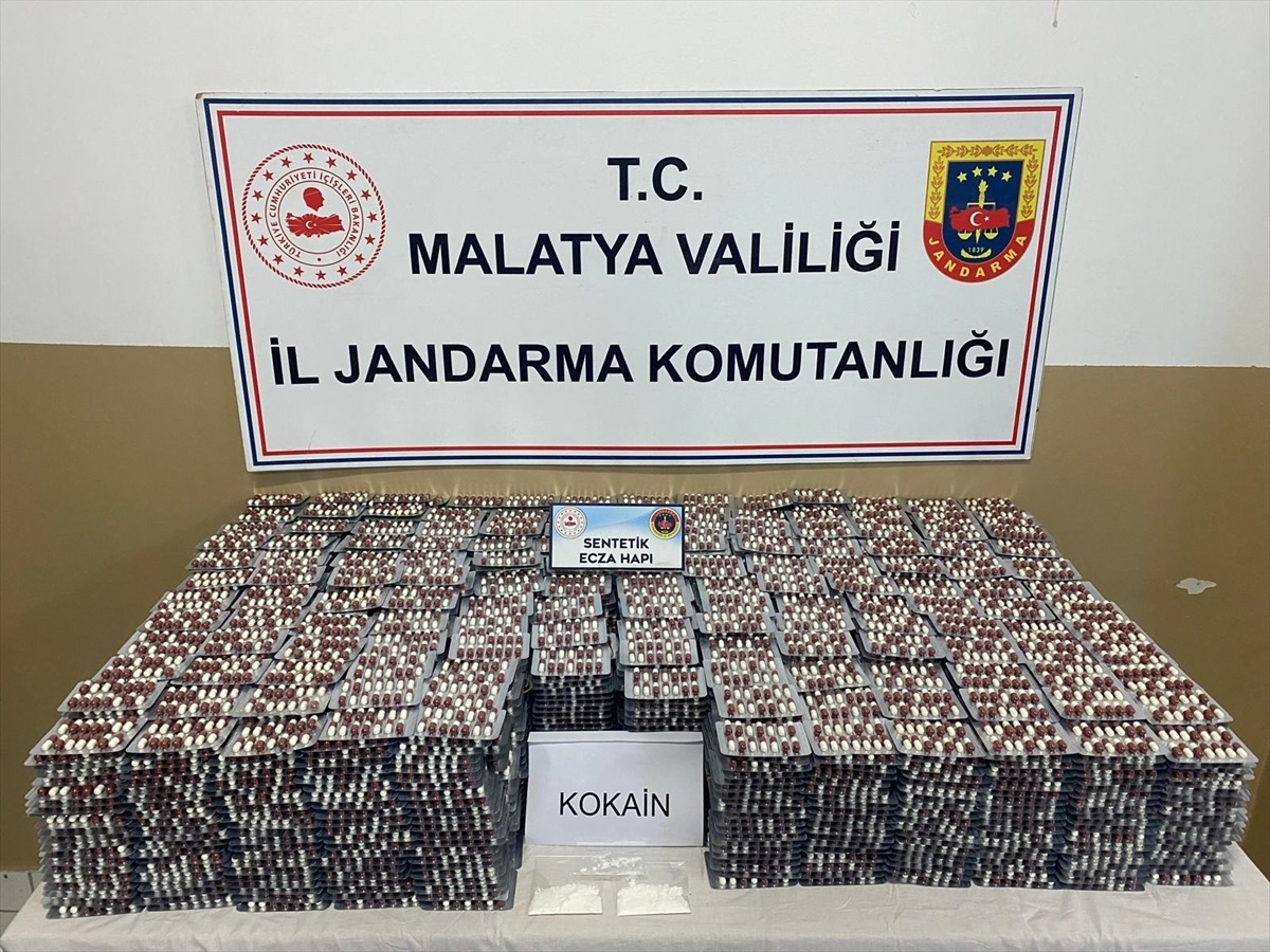 Malatya\'da Uyuşturucu Operasyonu: 48 Bin Hap Ele Geçirildi