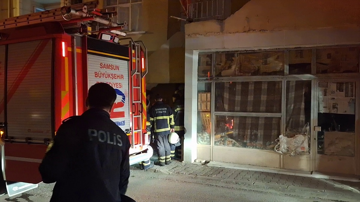 Bafra\'da Gaz Patlaması, 1 Kişi Yaralandı