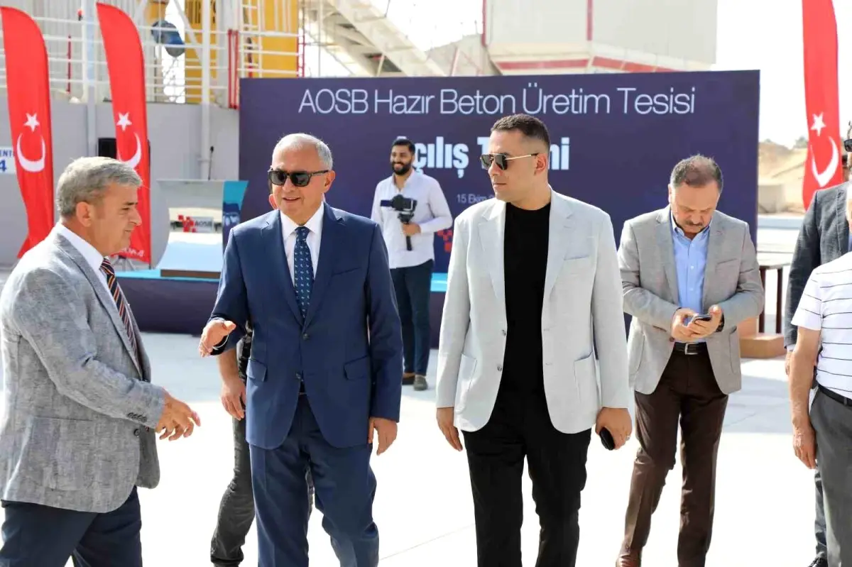 AOSB Yeni Beton Tesisi Açtı