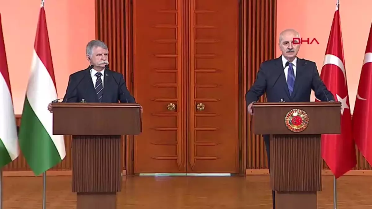 Kurtulmuş ve Köver\'den Ortak Basın Toplantısı