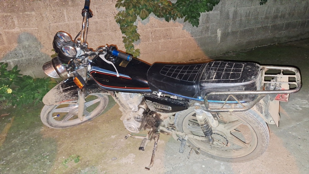 Bafra\'da Plakasız Motosiklet Bulundu