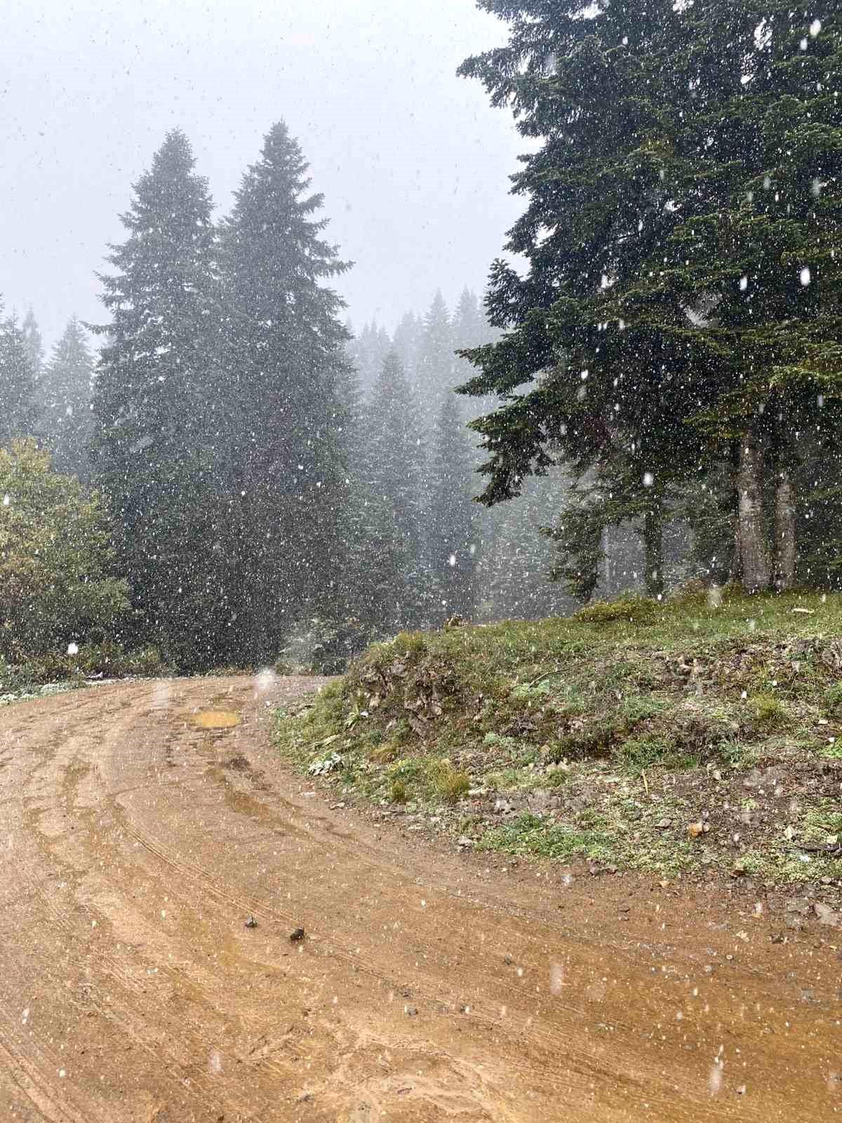 Bartın\'da Sağanak ve İlk Kar