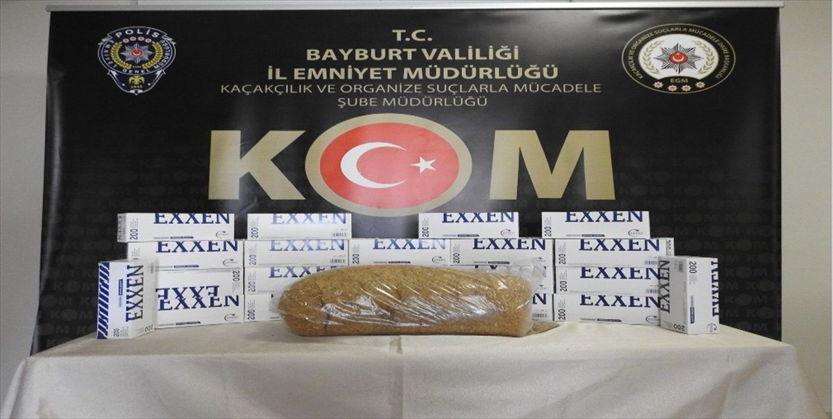 Bayburt\'ta Kaçak Tütün Operasyonu